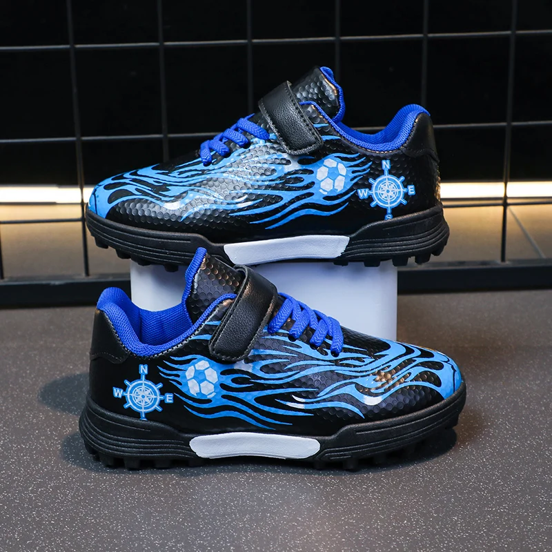 Dziecięce korki piłkarskie Fashion Design Oddychające, antypoślizgowe buty piłkarskie dla chłopców i dziewcząt