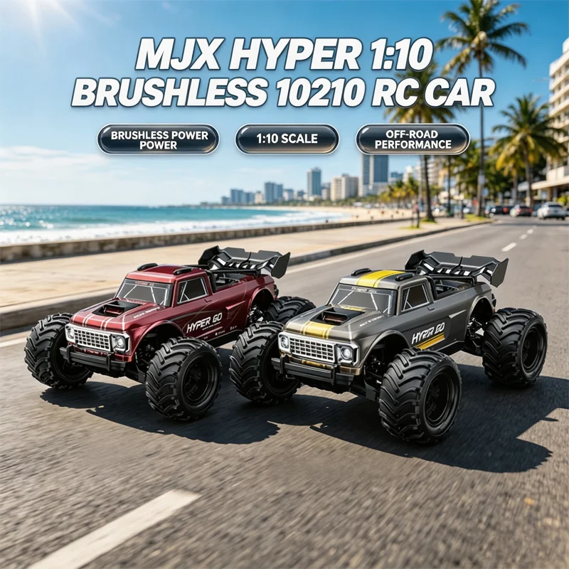 MJX HYPER 1:10 brushless 10210 remote control car electric 4WD off-road vehicle adult, family, park toy car
