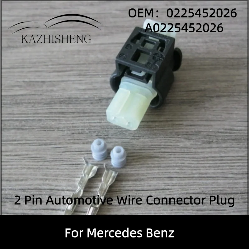 

2 Pin Automotive Wire Connector Plug 0225452026 A0225452026 For Mercedes Benz Car Sensor Solenoid Wiring Harness Connector Parts