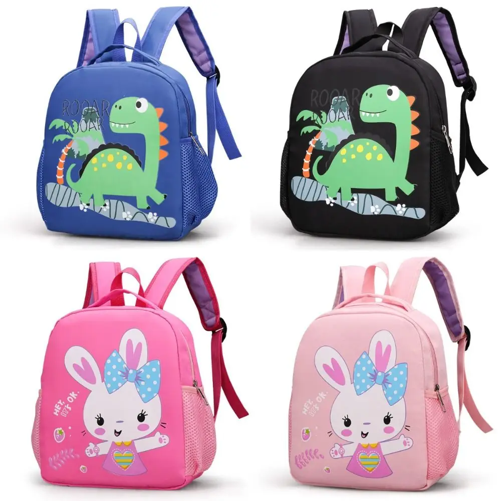 Cute Rabbit Dinosaur Pattern Backpack Gift Large Capacity Schoolbag Waterproof Knapsack Kid