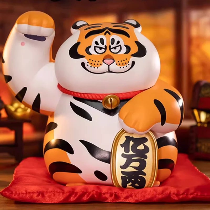 

52TOYS Chubby Tiger- Tiger Power, Super cute Collectible Toy Desktop Decoration, Height: about 16cm/6.3inch