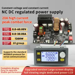 LCD Display CNC Adjustable DC Supplys Base Plate Constant Voltage and Current 20A 1200W Step-down Module