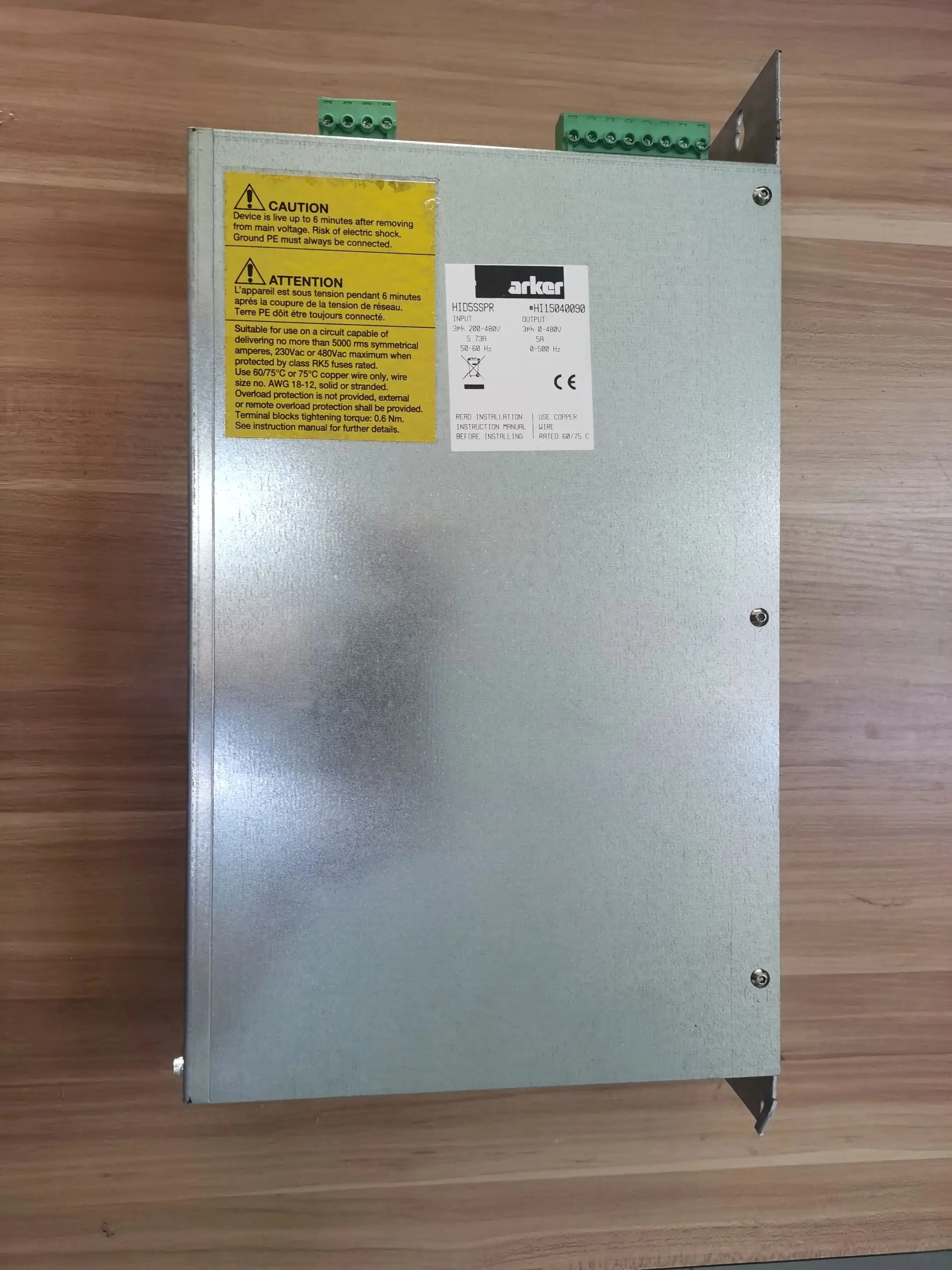 Servo Drive HID5SSPR para Parker HID5SSPR