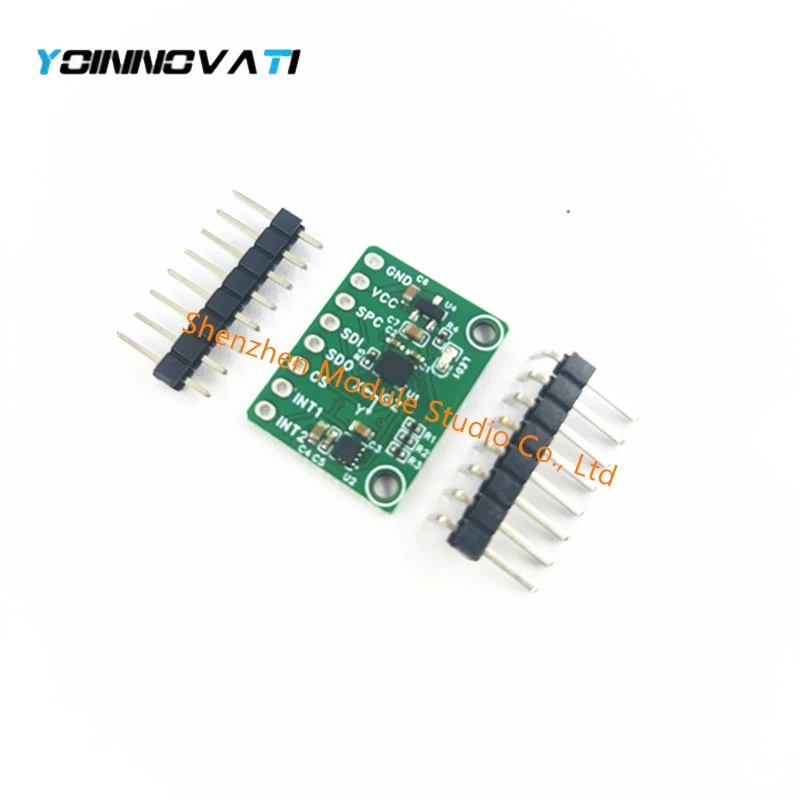 1PCS High-performance 9-axis inertial navigation module LSM6DSR with gyroscope