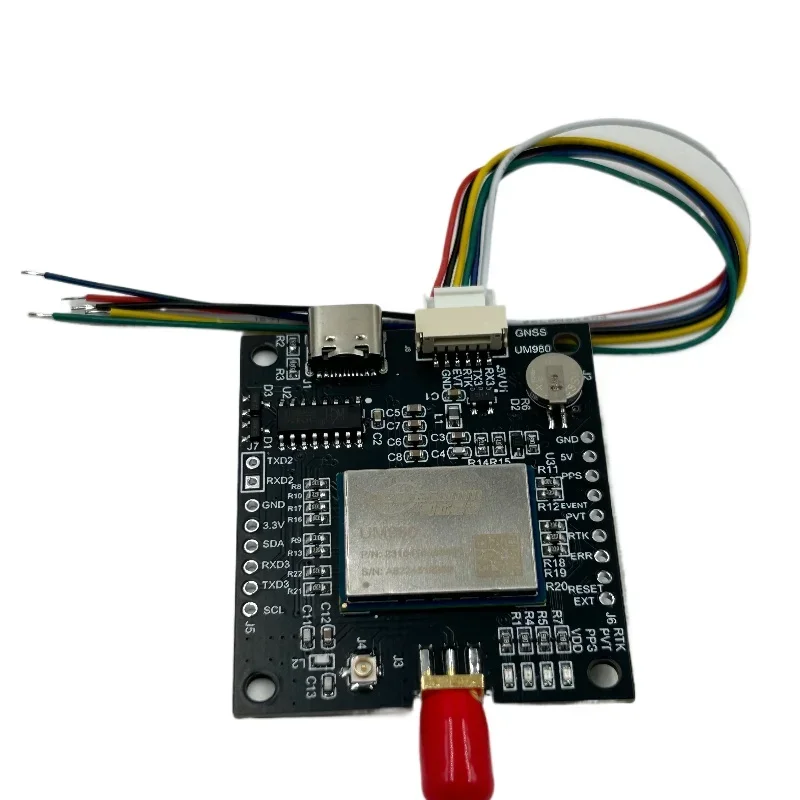 UniCore UM980 RTK GNSS Receiver High Precision Surveying Equipment Military Rugged Design Multi-Band Positioning for Mapping