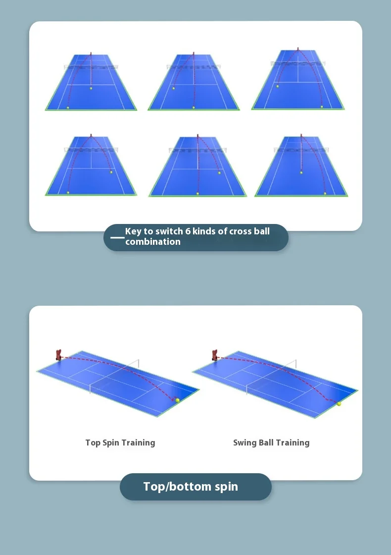 High Quality Portable Automatic Singles Tennis Padel Training Machine Effective Master Level ABS Equipment Direct Sales