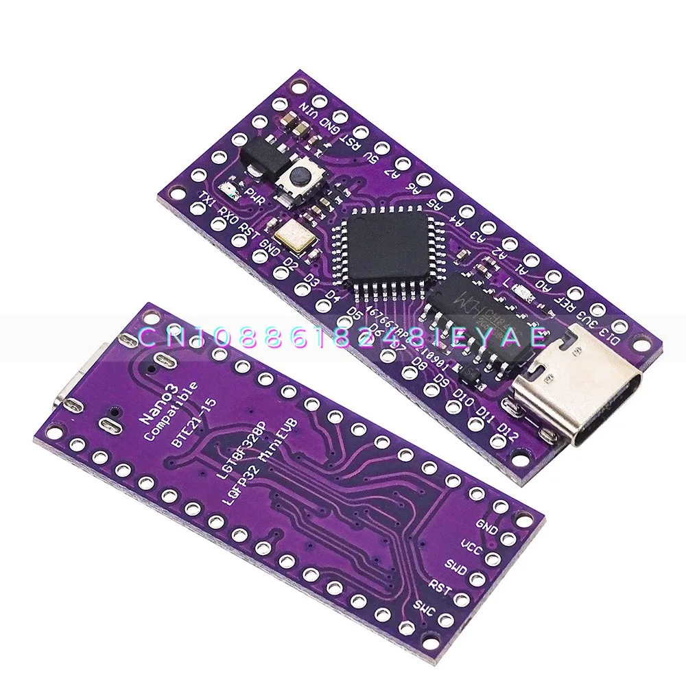 LGT8F328P LQFP32 MiniEVB Replaces Rduino NANO V3.0 CH340 Chip