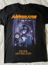 Annihilator Band Music For Lovers Black T-Shirt Cotton S-5XL