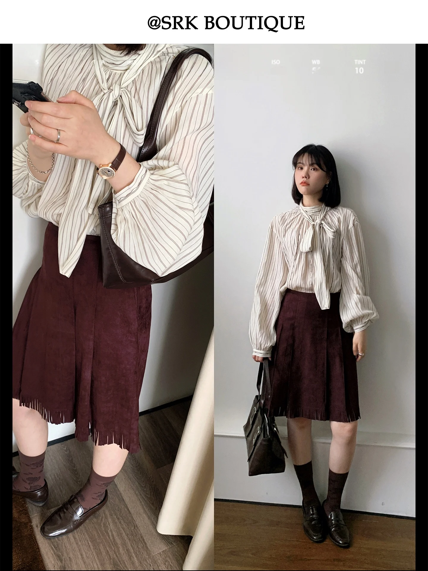 

Женская футболка SRK Lazy Design Sense с круглым вырезом, свободного кроя, в полоску, из дышащего полиэстера, премиум-класса, во французском стиле