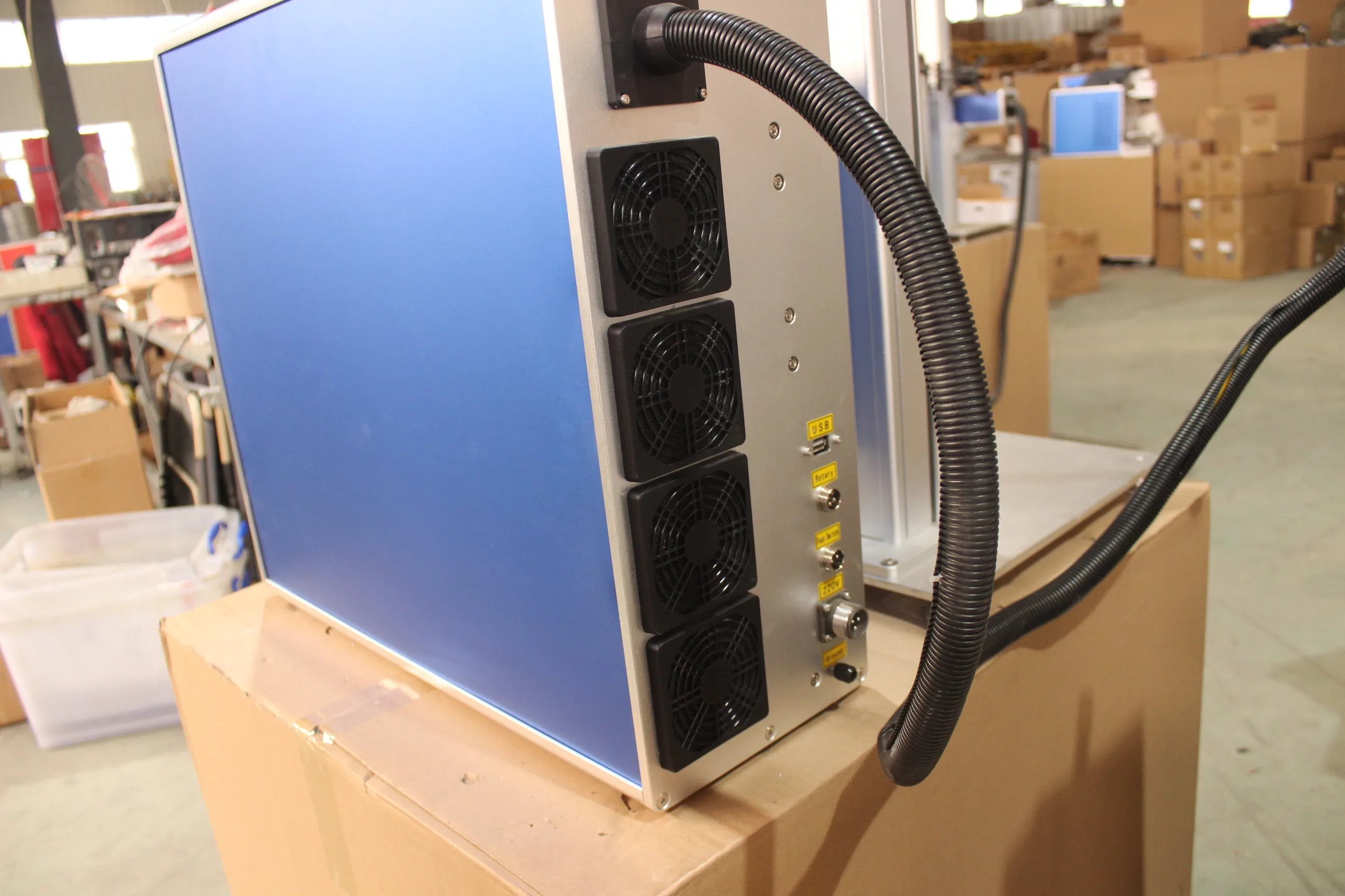 

20W Fiber Laser Marking Machine Bench-top Laser Marker for Metal Pet Nameplate