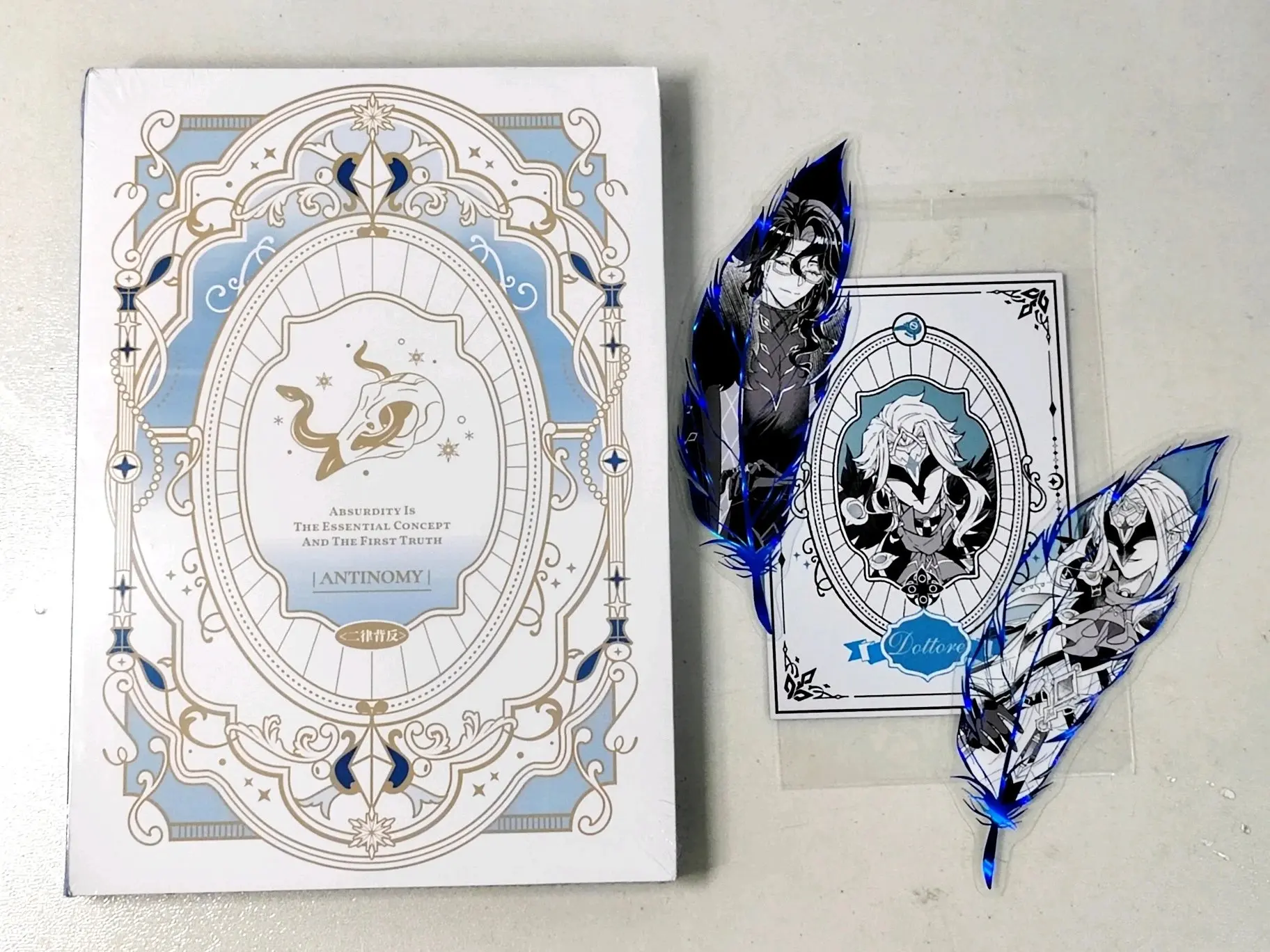 

2026 New Arrival Pre-sale Genshin Impact Dottore Pantalone Comic Book Clear Card