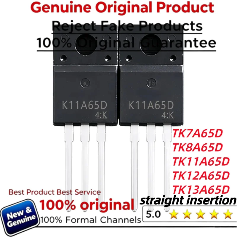 10pcs 100% New Imported Original TK7A65D K7A65D TK8A65D K8A65D TK11A65D K11A65D TK12A65D K12A65D TK13A65D K13A65D MOS TO-220F