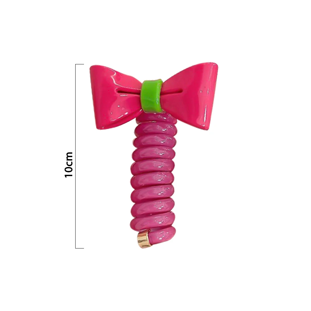 Lazo de goma para el pelo, lazos para el pelo con lazo en espiral, accesorios elásticos para el cabello