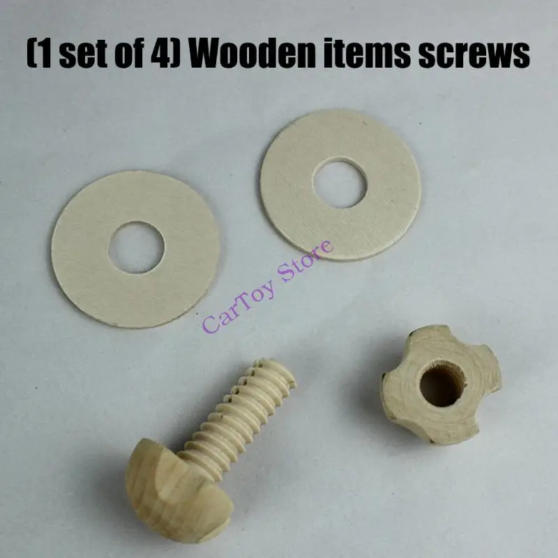 براغي خشبية طبيعية آمنة للأطفال ألعاب تعليمية ومجموعات حرفية سهلة التجميع