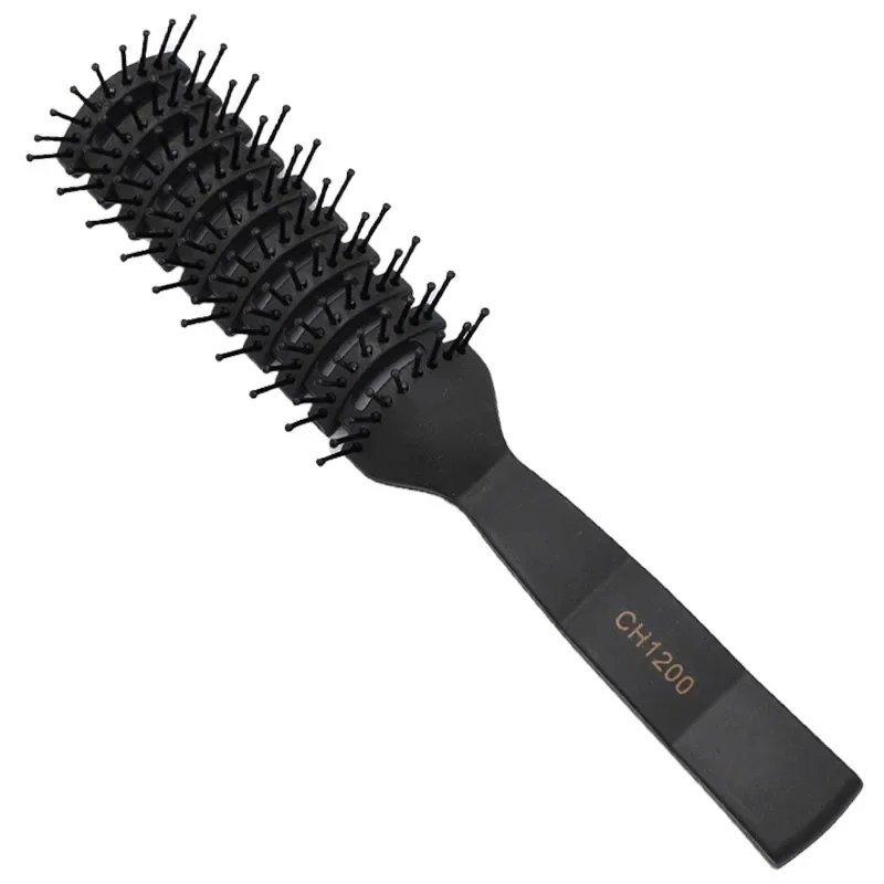 Antistatic Volumizing Hair Comb - Salon-Use Professional Ribbed Styling Comb, Unisex Home Scalp Massage Comb (Wholesale)