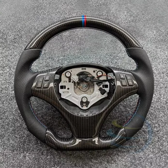 

For BMW 1/3/5/6/7/8 Series Carbon Fiber Steering Wheel For BMW X1 X3 X5 X6 E30 E34 E36 E46 E81 E70 E82 E87 E90 E91 E92 E93 E60