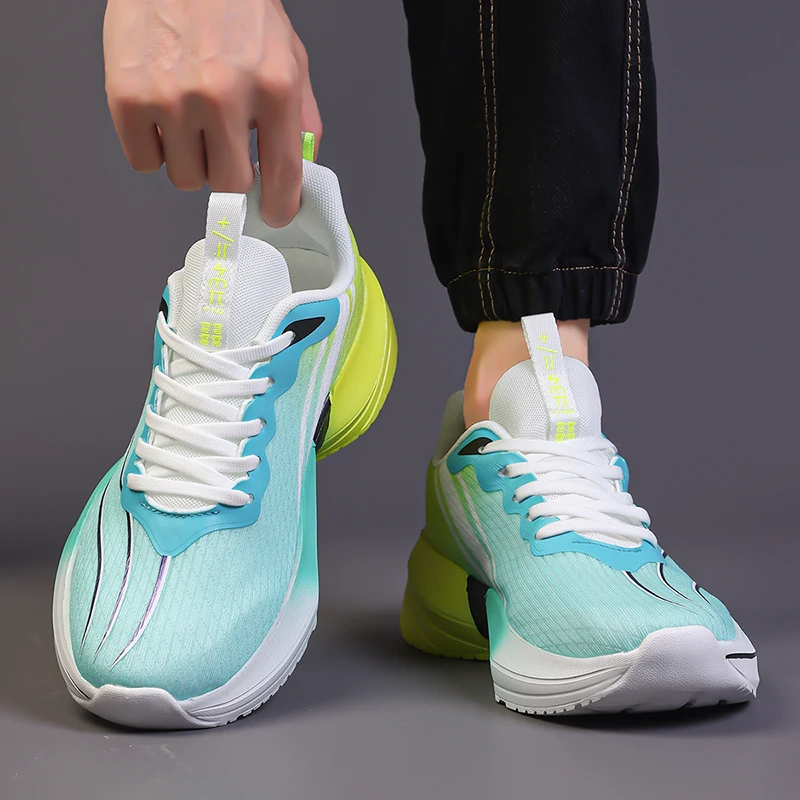 

Cushioning Running Shoes for Men Breathable Lightweight Comfortable Nonskid Speciality Sneakers Outdoor Athletic Male Sneakers