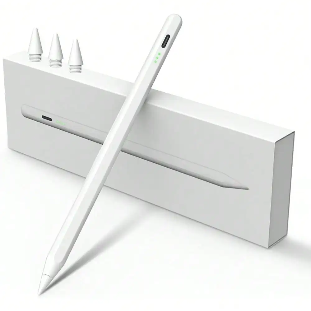 Stylus Pen for iPad W/Palm Rejection Tilt Sensitivity,13 Mins Fully Charged,MEKO Active Touch Screen Apple Pencil Compatible W/iPad 6/7/8/9/10,Pro12.9&11