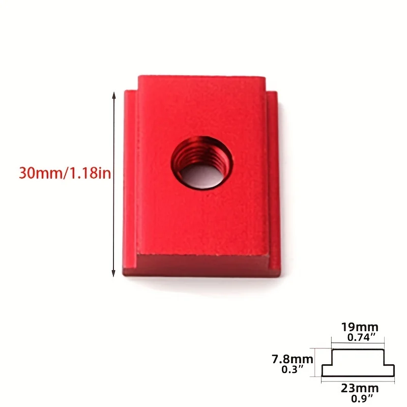 1pc Woodworking Jigs Workbench M6/M8 T-Slider T-Slot Nut - Aluminum Alloy Fastener Tool For 30/45 Type Tracks Jigs