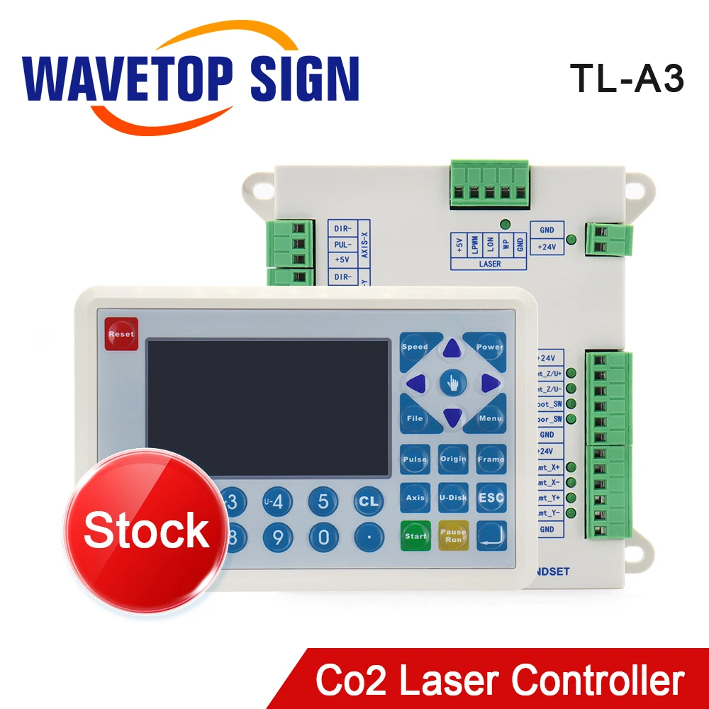 WaveTopSign TL-A3 CO2 Laser Controller for Co2 Laser Engraving Cutting Machine