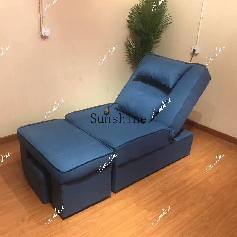 Electric foot washing massage bed ear picking leisure sauna bath sofa can lie down FT