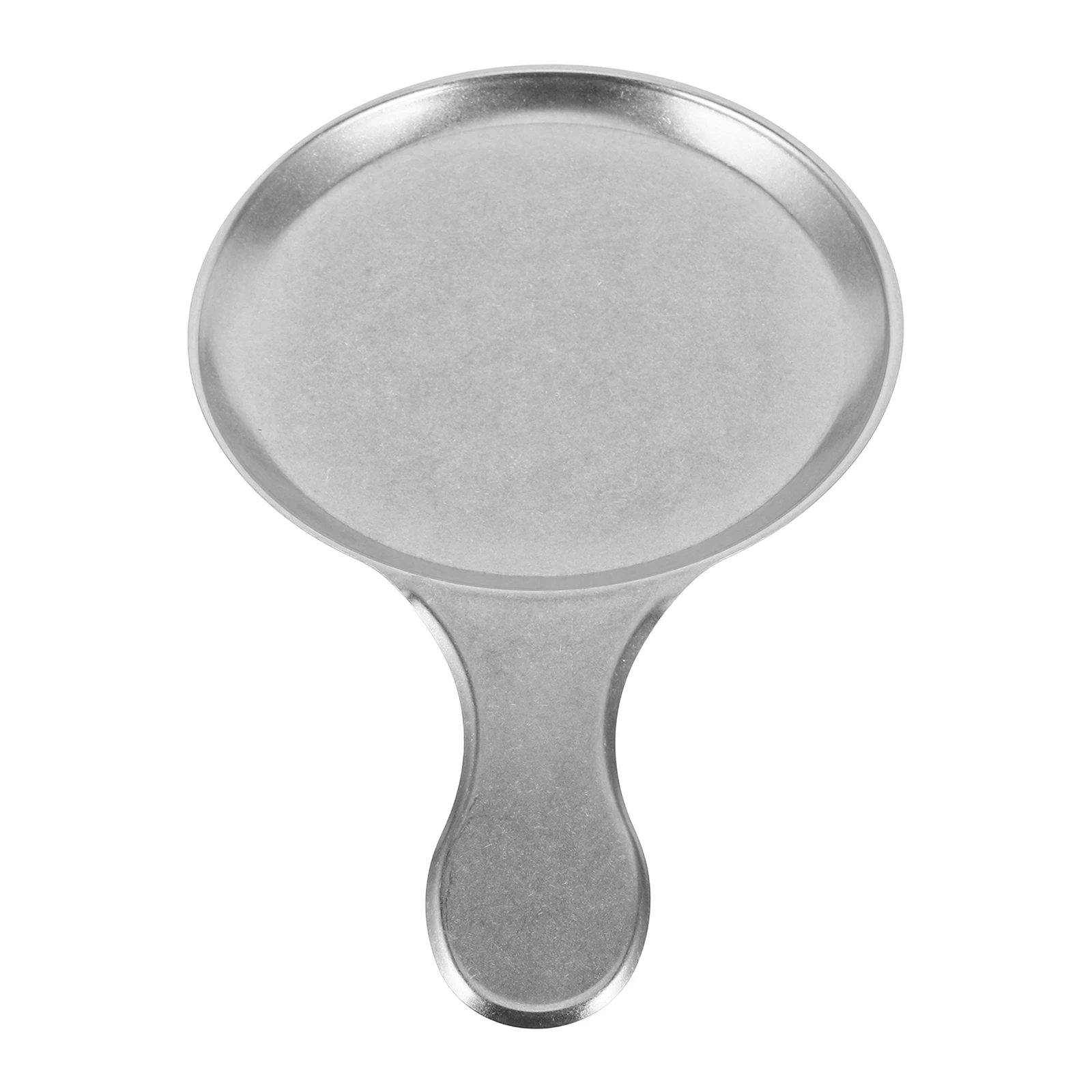 

1pcs Vintage Stainless Steel Round Sizzle Platter With Barbecue Handle Steak Grilling Plate Food Serving Outdoor Indoor Cooking