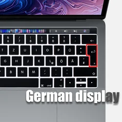 Funda de silicona para ordenador portátil, cubierta de teclado a prueba de polvo para macbook air 13 pro15 16 A2779 A2780 A2442A2338