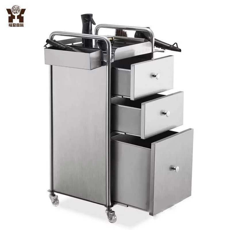 Barber Shop Tool Cabinet Multifunctional Storage Rack for Beauty Salon Display Cabinet