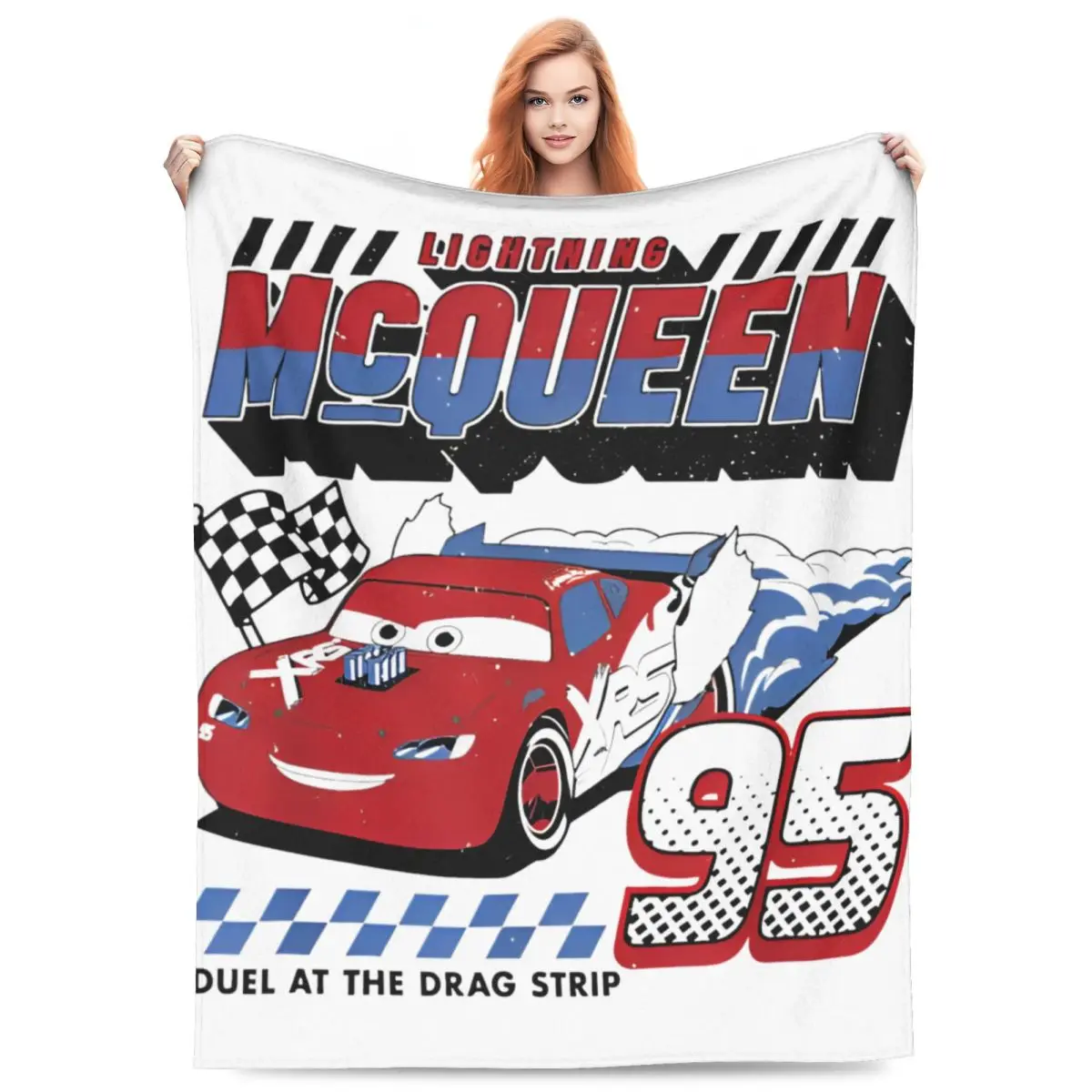 

Americana McQueen Cars Race супер теплое одеяло для путешествий и офиса плюшевое одеяло эстетический домашний декор фланелевое покрывало