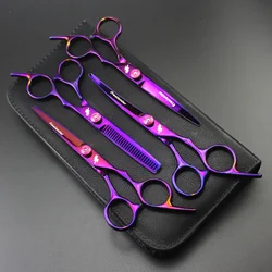 Professional Hairdressing Hair Scissors Kits Barber Tools Hair Cutting Scissors Hair Cut Thinning Scissor Barbershop Accessories