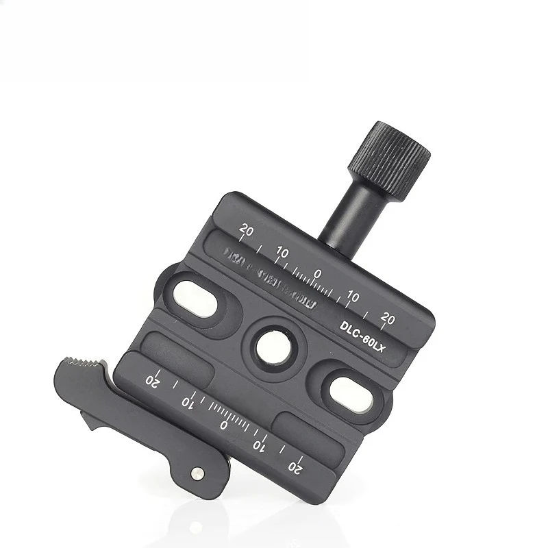60mm Quick Release Clamp, Arca-Swiss Type Camera Tripod Mount with Screw/Lever Lock