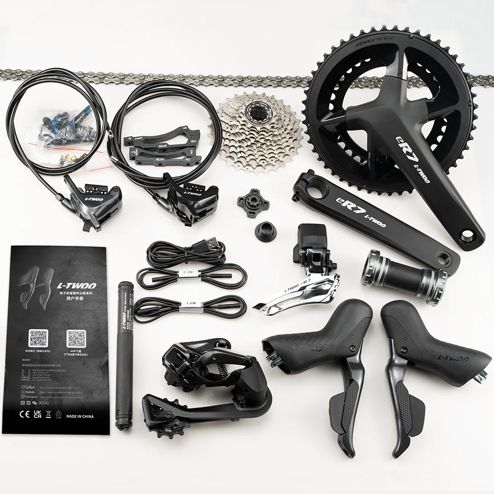 LTWOO eR7 電子式グループセット ロードバイク用 2x12速 自転車部品