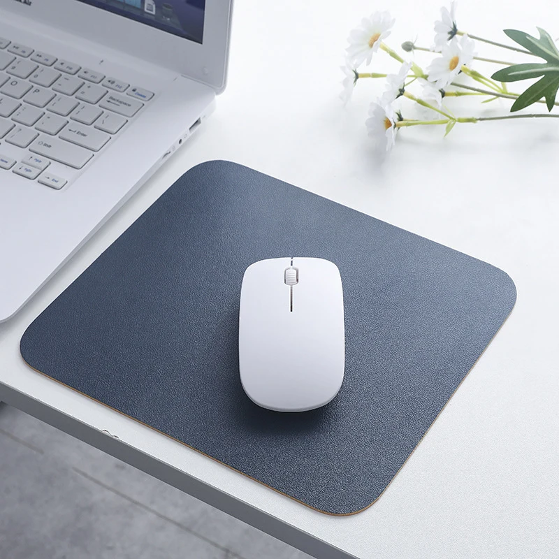 Small PU mouse pad Non-Slip Gaming Desktop Leather Mouse Pad Waterproof Anti-Scratch Easy To Clean Mat For PC Laptop Desktop