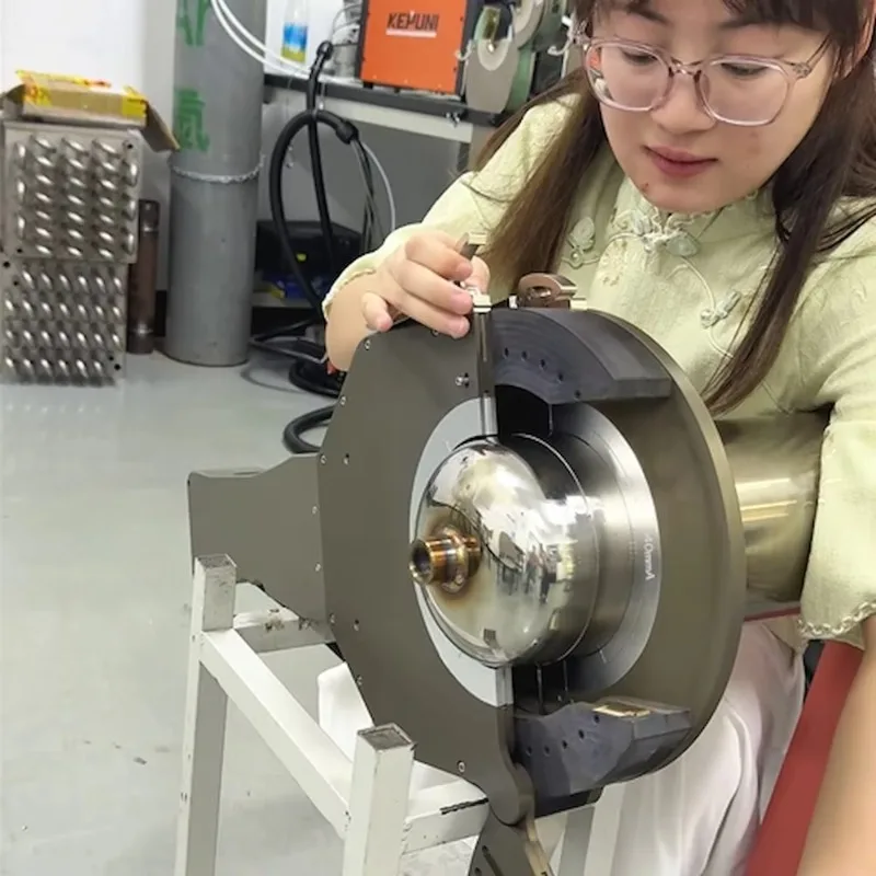 PD200-170 آلة لحام الأنابيب المدارية Tig لحام سفينة الضغط يمكن أن يتحمل الضغط 30 ميجا باسكال #4