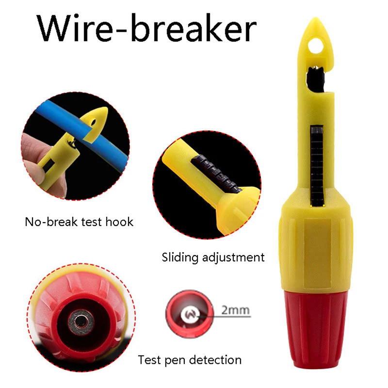 Non-breaking Detection of Car Electrical Circuit Puncture Needle barbed Wire Insulation Piercing Clip Set Circuit Repair Tools