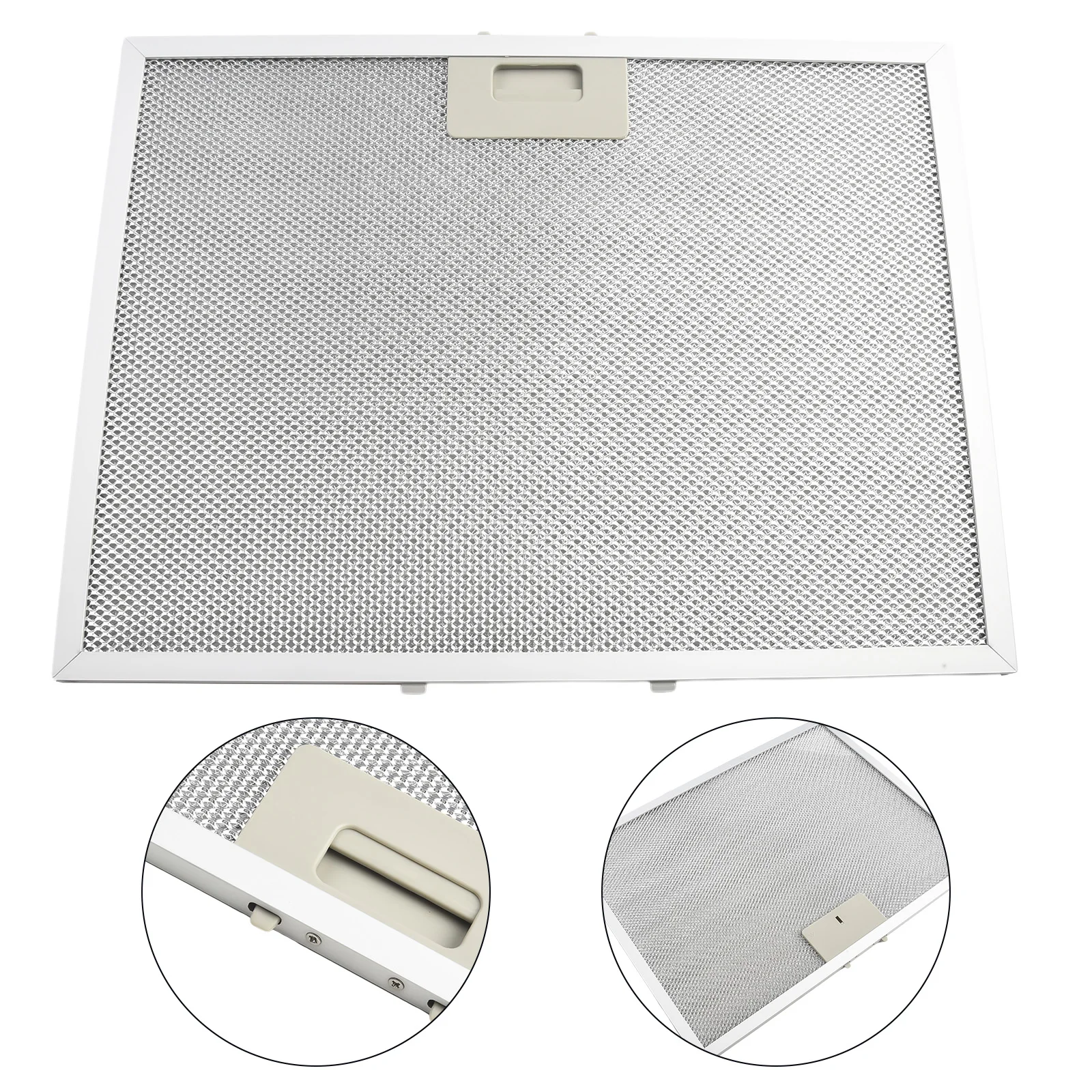 

1pcs 400x300mm Silver Cooker Hood Filters Metal Mesh Extractor Vent Filter Metal Grease Filter Hood Mesh Filter Metal Grease