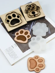 Dog paw leather shaping mould handmade pendant dog paw mold shape cutting set 6.5*7cm