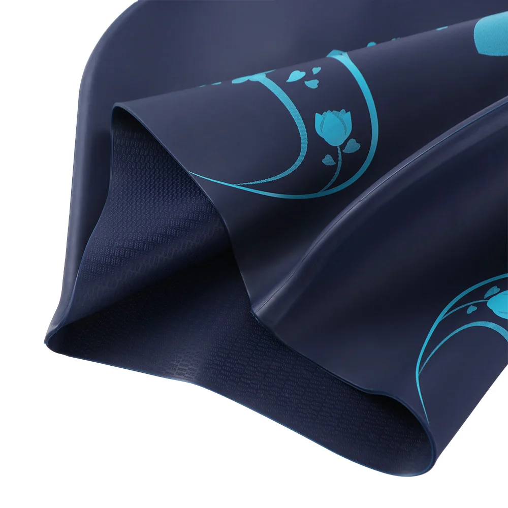 

Major Bathing Cap Elastic Flower Swim Headgear Soft Thicken Design Floral Diving Hat Anti-cold 3D Fit Snorkeling Cap Women