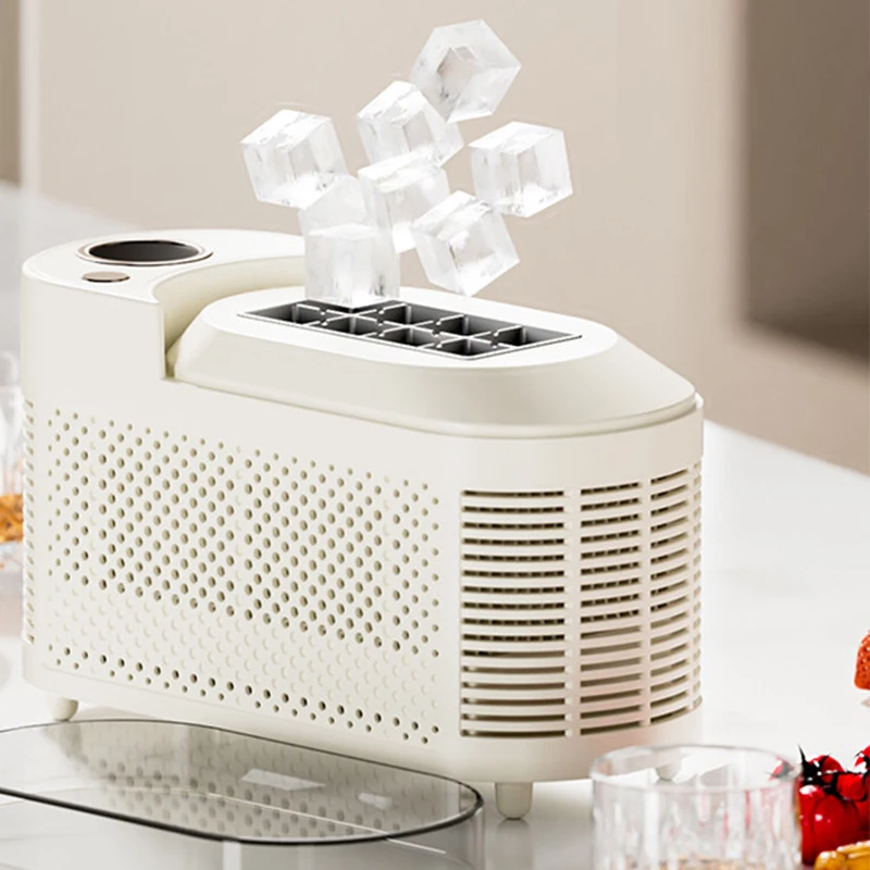 바 홈 주방 사무실에 대 한 미니 전기 아이스 메이커 야외 캠핑 휴대용 아이스 메이커 만드는 기계 10 분/8 Pcs