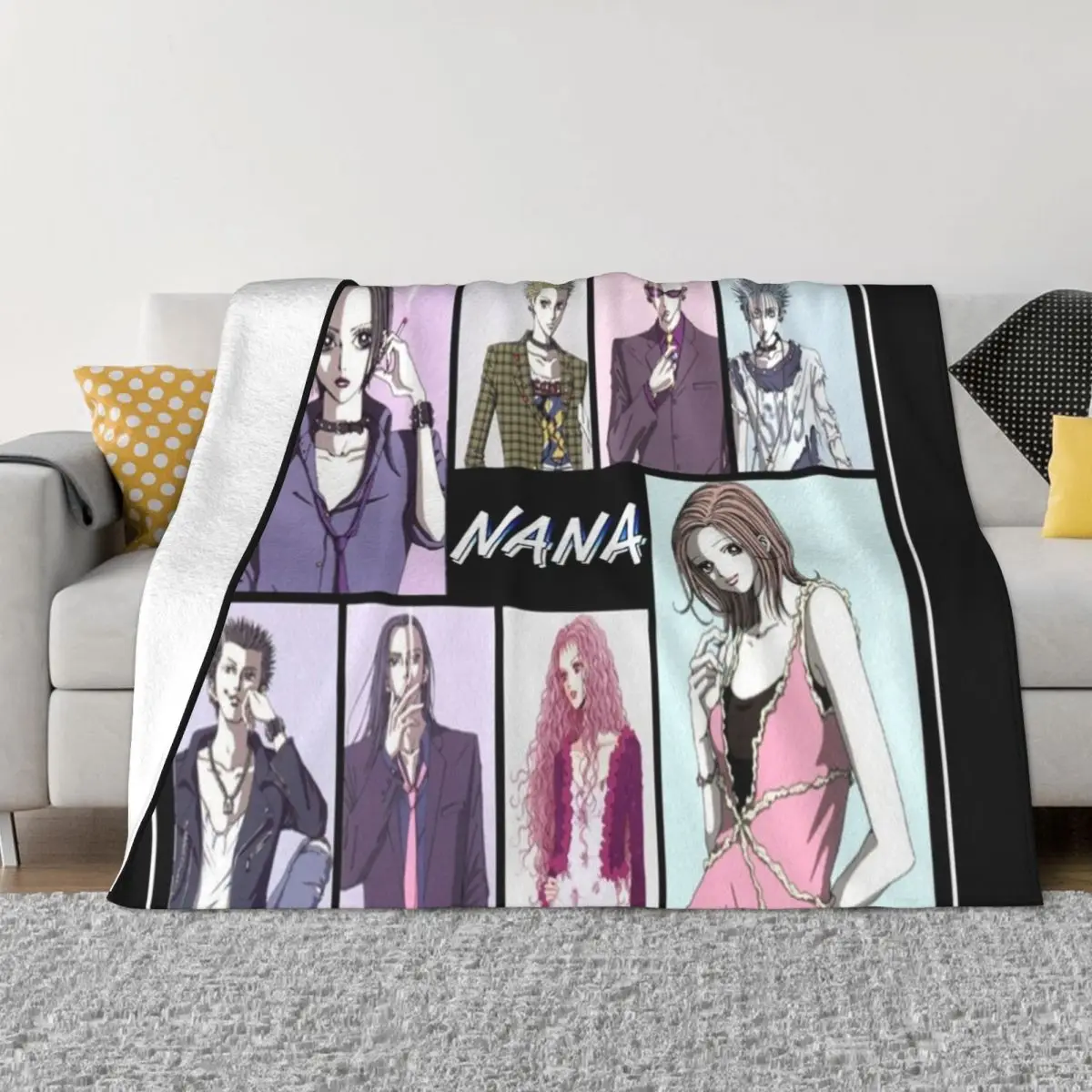 

Nana Anime Throw Blanket Baby Comforter for babies Flannels Blankets