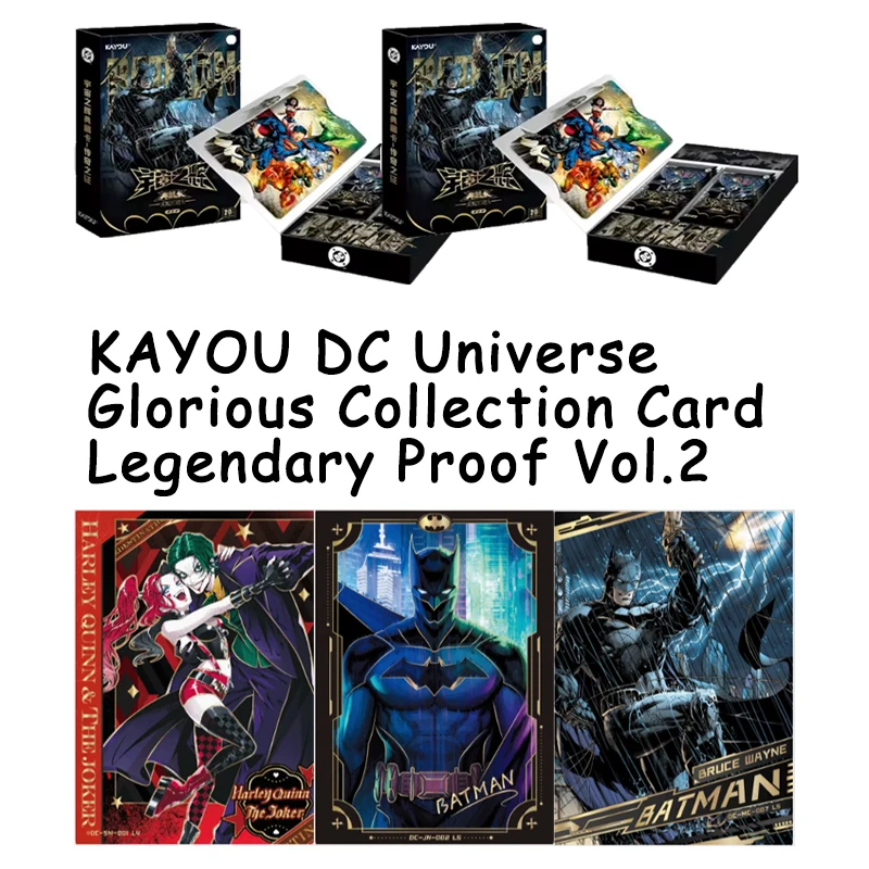 KAYOU DC Universe Legendary Proof Glorious Collection Vol.2 Premium Trading Cards Gift Set For Collectors