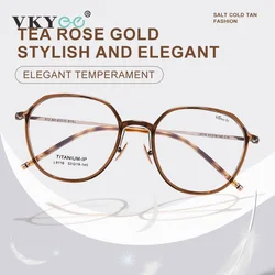 VICKY Ultralight Comforts 7.1g Oval Women Small Frames L9116Y Blue Light Blocking Ladies Customized Prescription Reading Glasses