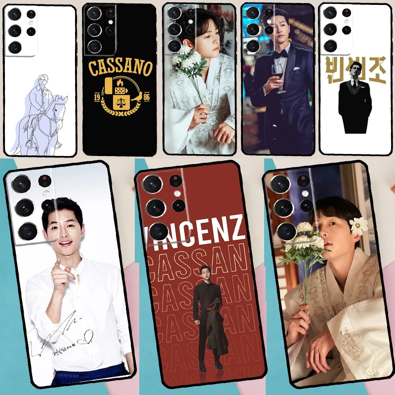 Vincenzo Cassano Kdrama Hot Coque For Samsung Galaxy S20 FE S21 Ultra S9 S10 Note 10 Plus Note 20 S22 Ultra Phone Case