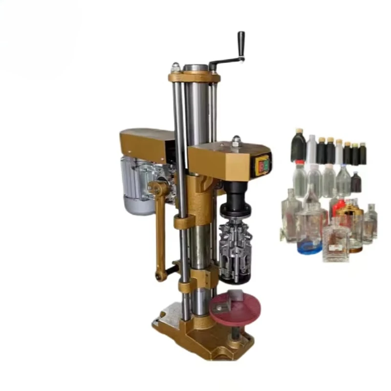 

automatic small capping machine nut locking device for aluminum and metal caps