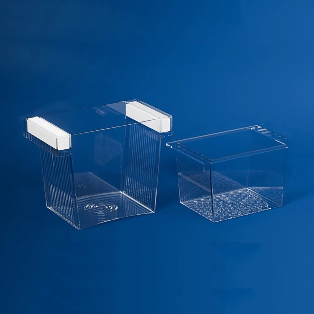 

Acrylic Floating Fish Breeding Isolation Box Transparent Suspension Aquarium Breeder Feeder Feeding Ornamental