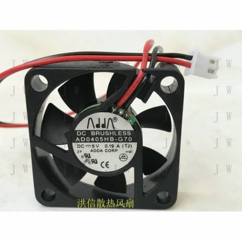 

DDZ для ADDA 4010 AD0405HB-G70 5 В 0,19 А 4 см 4 см двойной вентилятор охлаждения 2 контакта # F21