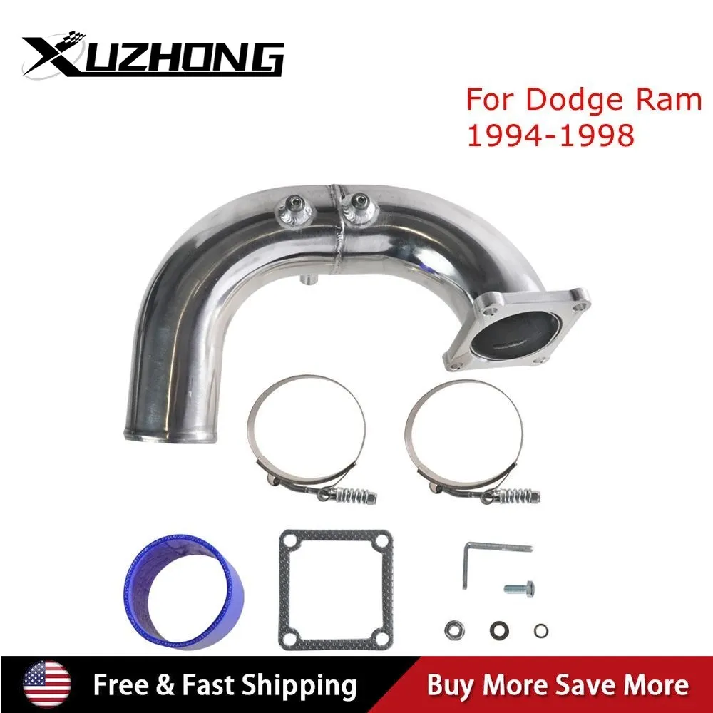 

3Inch Intake Pipe For 1994-1998 Dodge Ram Cummins 5.9L Cold Intake Elbow Charge Pipe 12V Diesel Engines Accessories 3'' EGR-1045