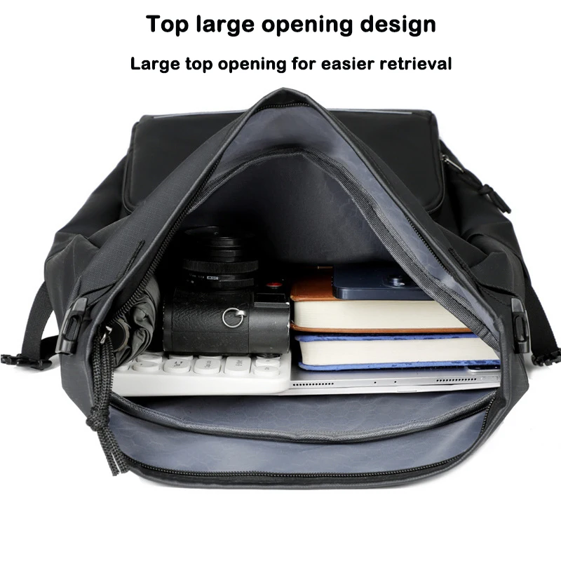 Buylor 2025 جديد متعدد الوظائف حقيبة ظهر للأعمال للرجال 15.6 بوصة حقيبة لابتوب سعة كبيرة التنقل على ظهره حقيبة مدرسية للطلاب #4