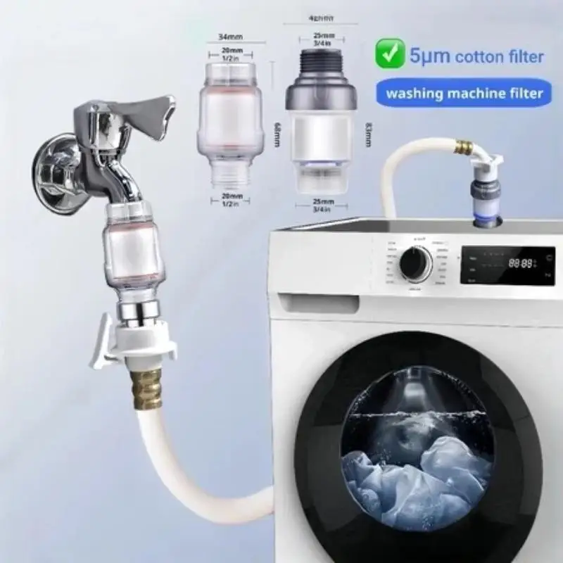 Rotatable Kitchen Sink Faucet Filter Water Purifier Removes Sand Sediment Dirty Water Household Washing Machines Heaters