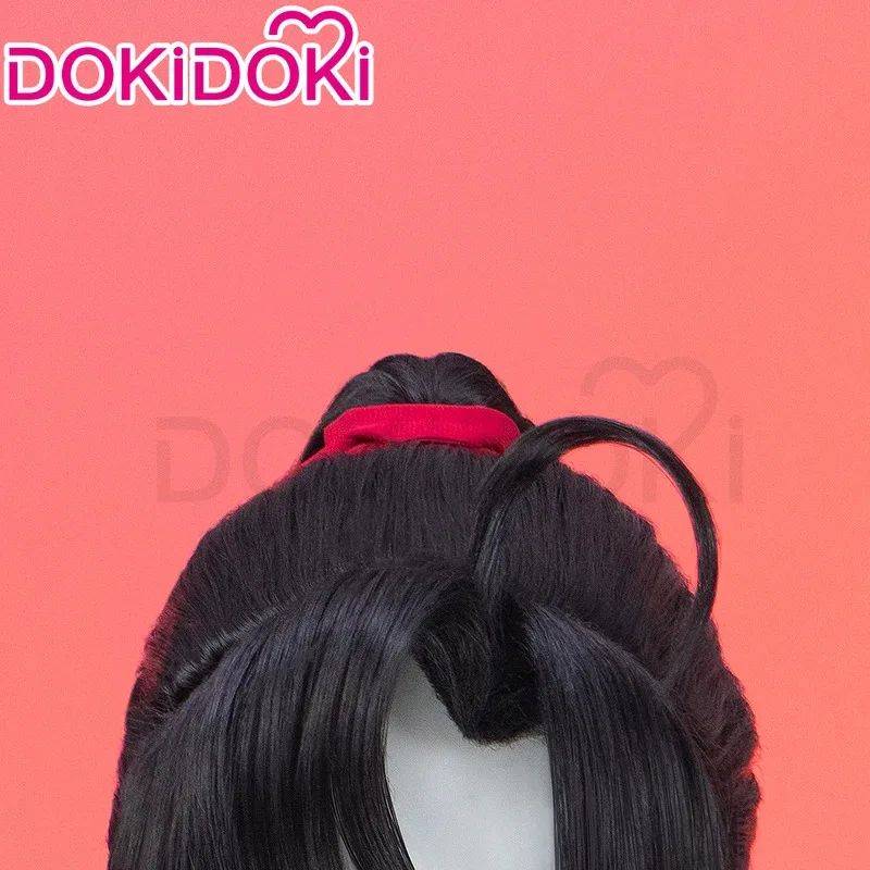 En STOCK Wei Wu Xian/Mo Xuan Yu Cosplay peluca Anime Mo Dao Zu Shi DokiDoki Anime Mo Dao Zu Shi Mo Xuanyu Cosplay Wei Wuxian peluca